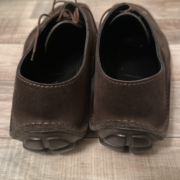 PRADA Chocolate brown suede Men’s size 9.5 US (Prada 8.5 2E) - Picture 10 of 12